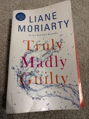 Truly Madly Guilty Paperback Book - White/Cream Cover